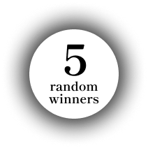 Five random winners